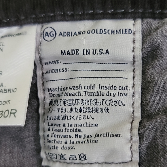 Adriano Goldschmied Slim Brown Corduroy Pants 30 - Picture 12 of 12